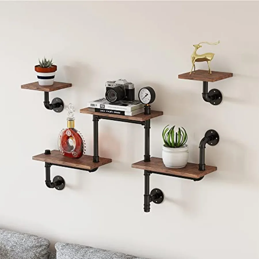Industrial Pipe Shelving Rustic Pipe Shelves for Wall Decor Modern Ladder Shelf with Wood Planks Floating Shelves Wall Mounted
Industrial Pipe Shelving Rustic Pipe Shelves for Wall Decor Modern Ladder Shelf with Wood Planks Floating Shelves Wall Mounted