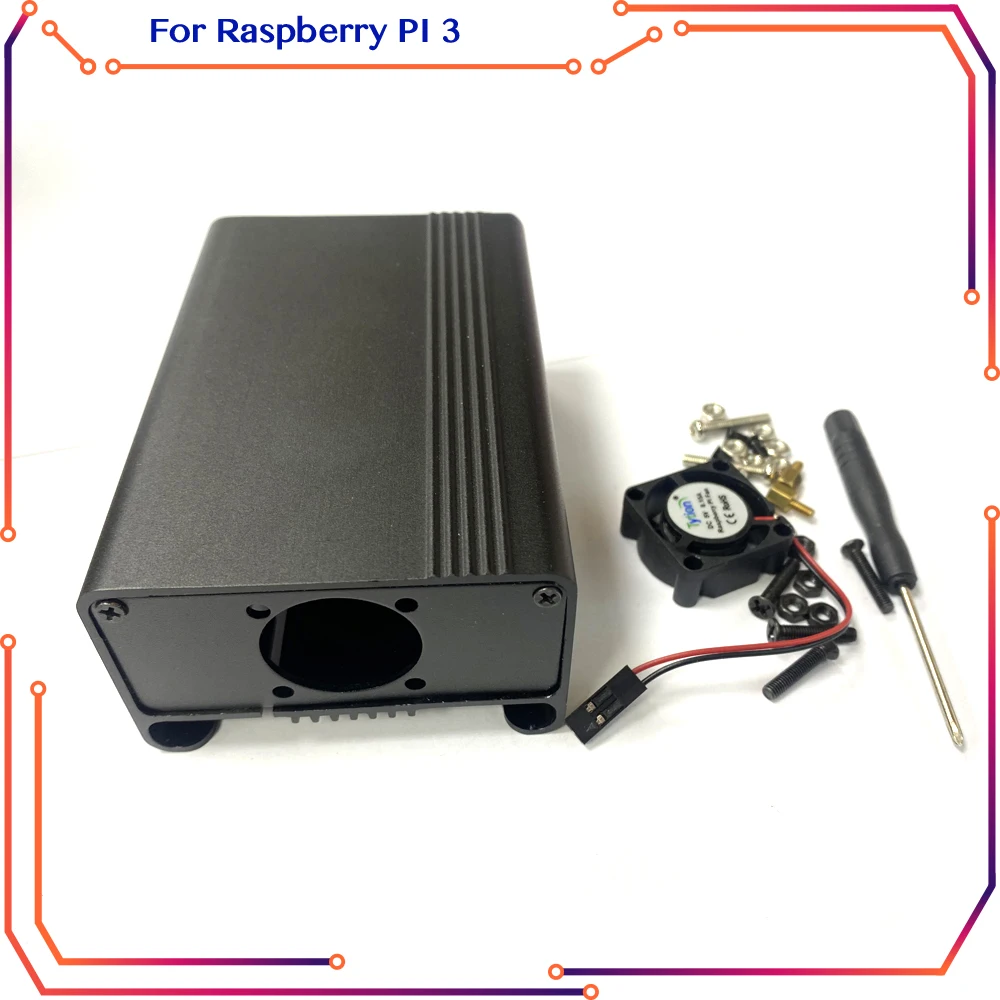 Металлический корпус Raspberry Pi 3 поколения Raspberry Pi 3, коробка из алюминиевого сплава, термозащитный корпус с охлаждающим вентилятором
Металлический корпус Raspberry Pi 3 поколения Raspberry Pi 3, коробка из алюминиевого сплава, термозащитный корпус с охлаждающим вентилятором