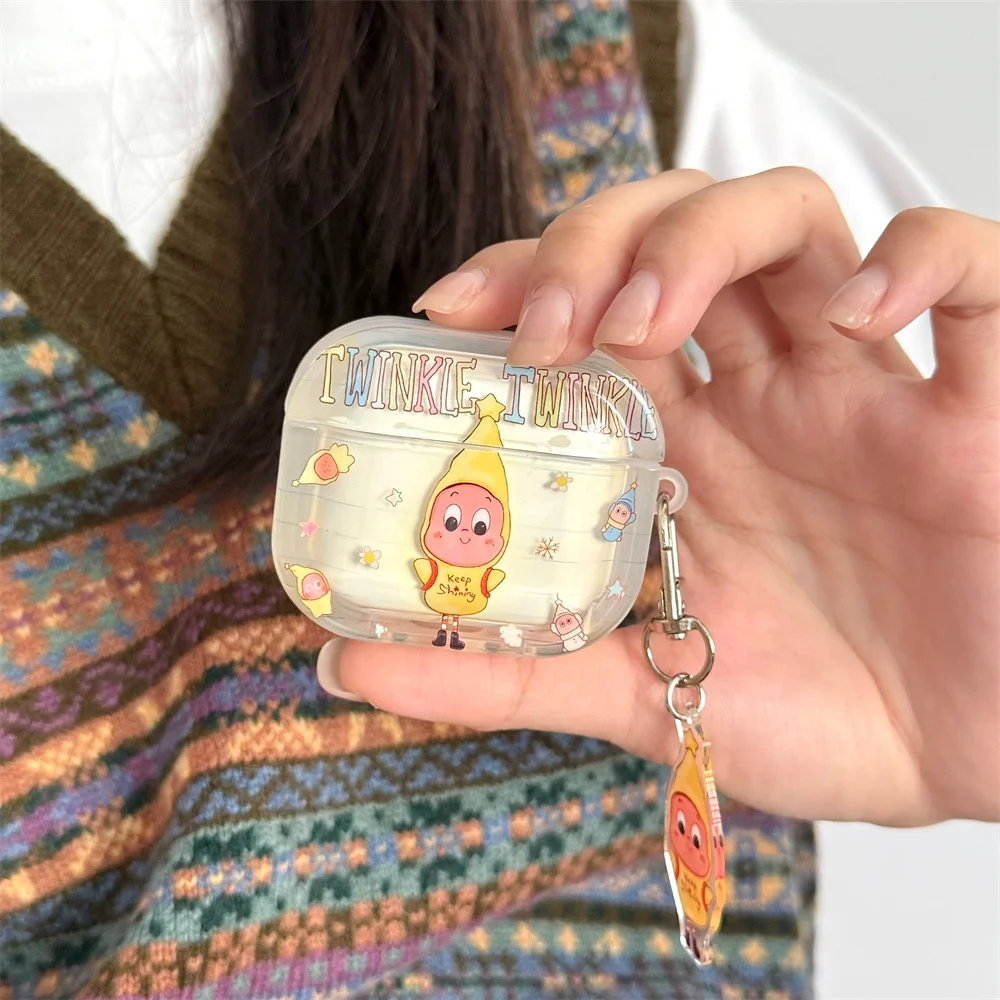 Cute snowflake cartoon star earphone case shockproof cover for Airpods 4 3 2 cover Pro 2 Pro 3 Cases headphone protective cover
Cute snowflake cartoon star earphone case shockproof cover for Airpods 4 3 2 cover Pro 2 Pro 3 Cases headphone protective cover