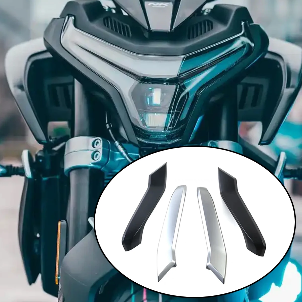 Motorcycle original front headlight left right protective plates CF800-7 headlight decorative cover Fit For CFMOTO 800NK NK 800
Motorcycle original front headlight left right protective plates CF800-7 headlight decorative cover Fit For CFMOTO 800NK NK 800