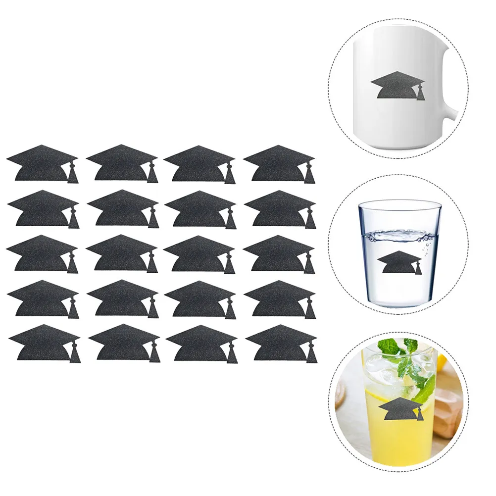 24Pcs Graduation Cap Paper Stickers Bright Colors Adhesive Stickers for Graduation Party Water Cup Cake Decor Party Supplies
24Pcs Graduation Cap Paper Stickers Bright Colors Adhesive Stickers for Graduation Party Water Cup Cake Decor Party Supplies