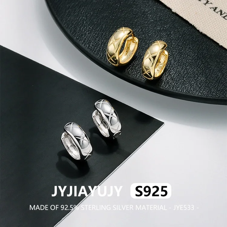 JYJIAYUJY 100% цельно оригинальные серьги-кольца из стерлингового серебра S925, в наличии, модные ювелирные изделия с бриллиантовой сеткой, подарок на каждый день JYE533
JYJIAYUJY 100% цельно оригинальные серьги-кольца из стерлингового серебра S925, в наличии, модные ювелирные изделия с бриллиантовой сеткой, подарок на каждый день JYE533