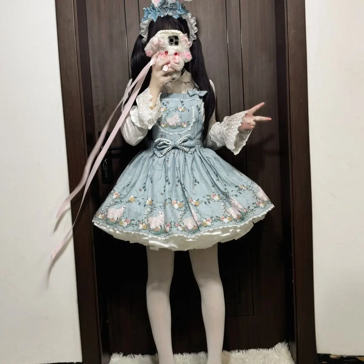 NONSAR Lolita Милое оригинальное милое платье с бретельками в стиле Лолиты
NONSAR Lolita Милое оригинальное милое платье с бретельками в стиле Лолиты