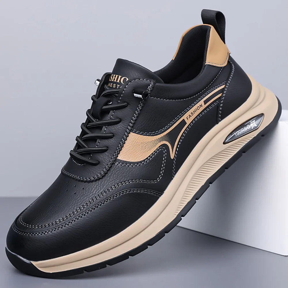 New Designer Sports Leather Shoes Men Lace Fashion High Quality Casual Sneakers Male Soft Sole Spring Autumn Runnin Shoes Man
New Designer Sports Leather Shoes Men Lace Fashion High Quality Casual Sneakers Male Soft Sole Spring Autumn Runnin Shoes Man