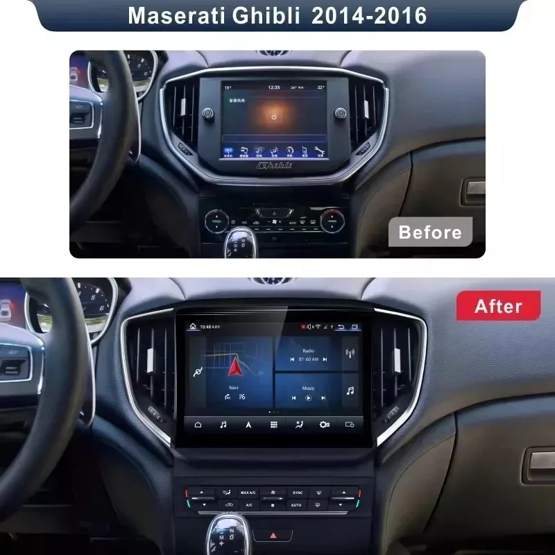 Android 12 для Maserati Ghibli 2013 2014 2015 2016, автомобильный мультимедийный видеоплеер, GPS, автомобильный радиоприемник, головное устройство 5G
Android 12 для Maserati Ghibli 2013 2014 2015 2016, автомобильный мультимедийный видеоплеер, GPS, автомобильный радиоприемник, головное устройство 5G