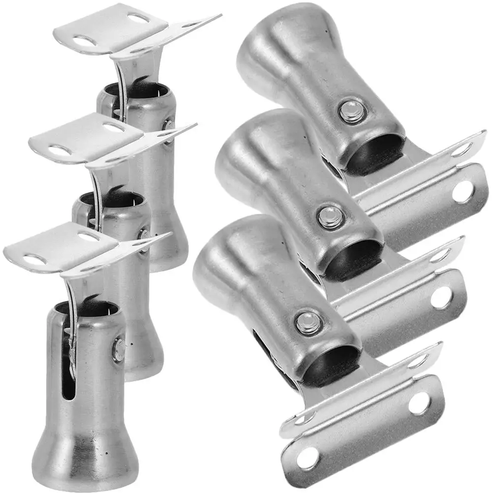 6 Pcs Stainless Steel Handrail Brackets Railing Holder for Outdoor Stairs Durable Decorative Modern Support Accessories
6 Pcs Stainless Steel Handrail Brackets Railing Holder for Outdoor Stairs Durable Decorative Modern Support Accessories