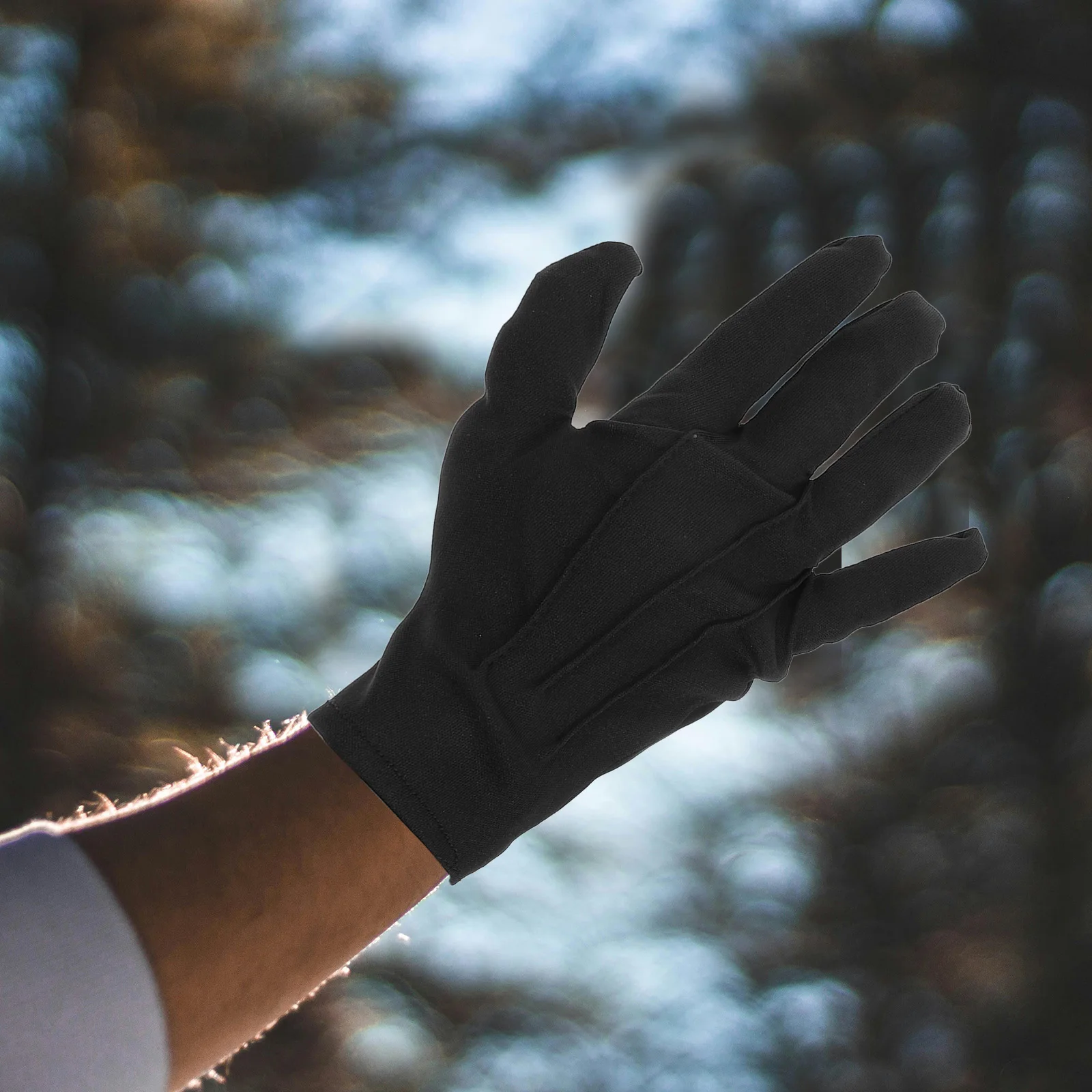 10 Pairs Dustproof Etiquette Gloves Black Color Guard Anti-vibration Work Cool Silk
10 Pairs Dustproof Etiquette Gloves Black Color Guard Anti-vibration Work Cool Silk