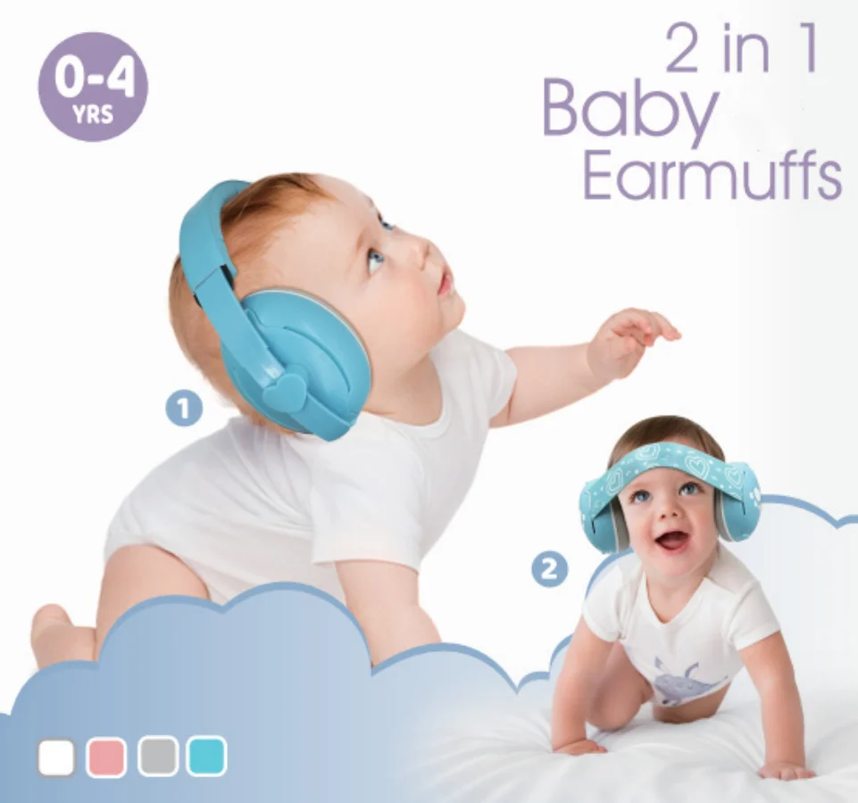 2 in 1 Baby Earmuff Mini-headset Adjustable Noise-proof Ear Protection Kids' Outdoor Sleep and Airplane Anti-noise Earmuffs
2 in 1 Baby Earmuff Mini-headset Adjustable Noise-proof Ear Protection Kids' Outdoor Sleep and Airplane Anti-noise Earmuffs