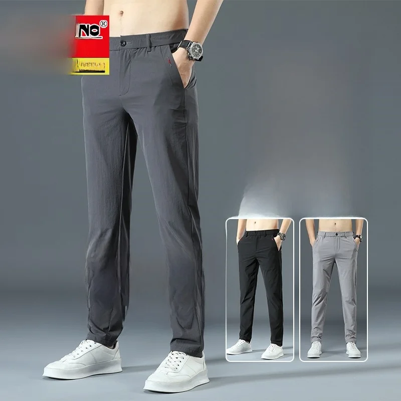 TUCANO Men's Summer Thin Ice Silk Breathable Casual Pants Loose Straight Cut Qui Dry Sports Trousers Faionable Urban Sle
TUCANO Men's Summer Thin Ice Silk Breathable Casual Pants Loose Straight Cut Qui Dry Sports Trousers Faionable Urban Sle