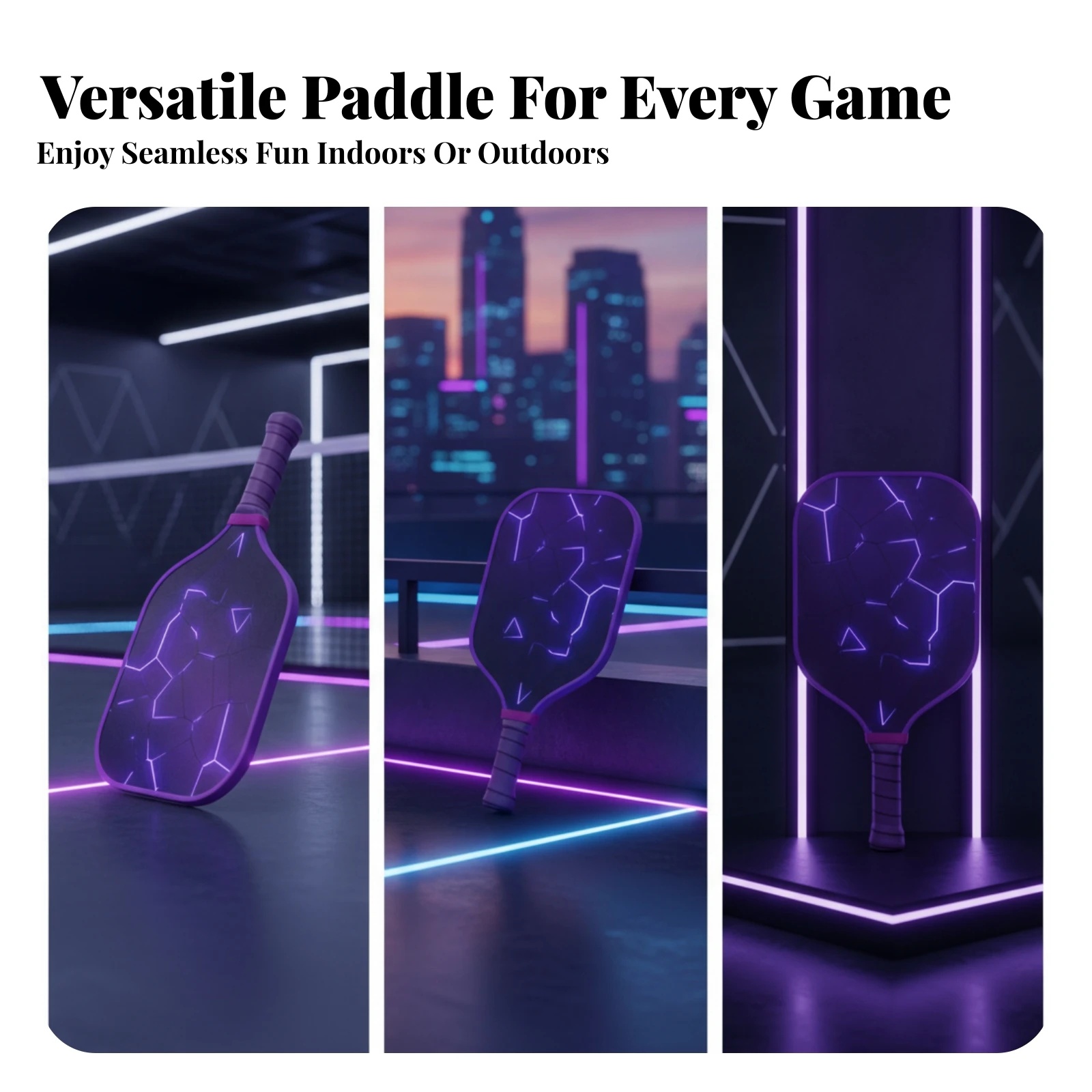 Fiberglass Pickleball Paddle Wrapped Handle Purple Pickleball Paddle
Fiberglass Pickleball Paddle Wrapped Handle Purple Pickleball Paddle