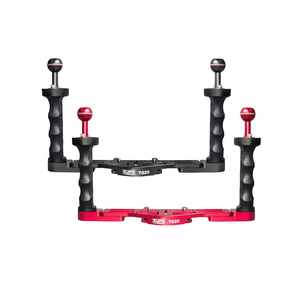 SUPE Scubalamp TG20 Double Tray Grip Underwater Scuba Diving Accessories Light mounting system underwater cameral housing system
SUPE Scubalamp TG20 Double Tray Grip Underwater Scuba Diving Accessories Light mounting system underwater cameral housing system