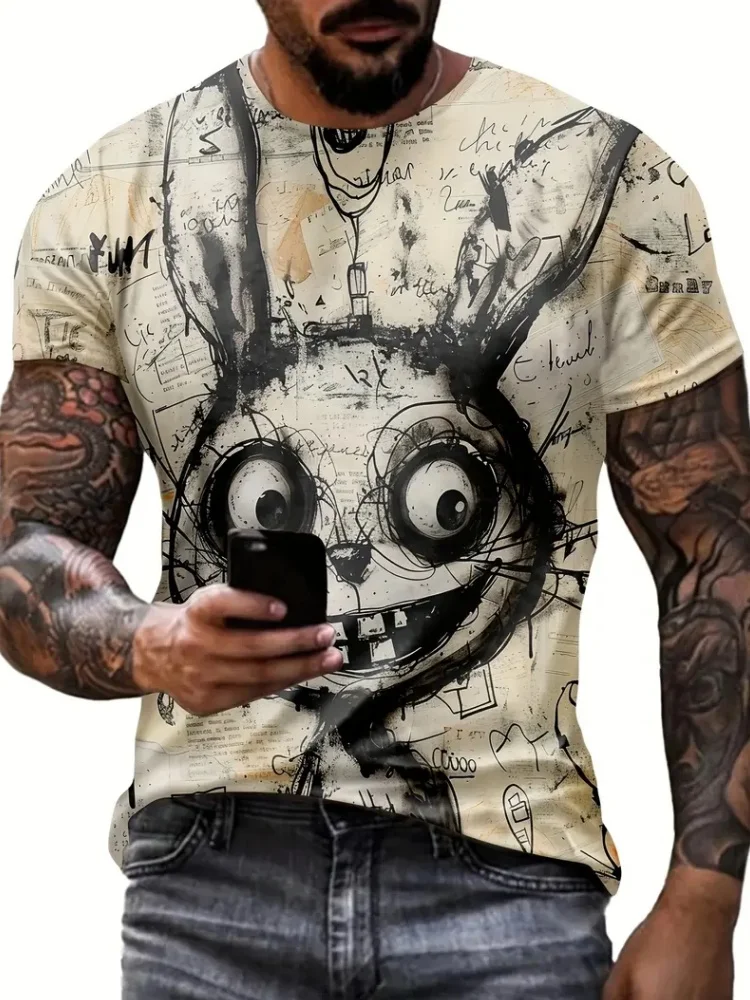 T-Shirts for Men New Funny Animal 3D Printed Casual Short Sleeve Top O Neck Trendy Vintage T Shirt Large Size Men's T- Shirt 
T-Shirts for Men New Funny Animal 3D Printed Casual Short Sleeve Top O Neck Trendy Vintage T Shirt Large Size Men's T- Shirt