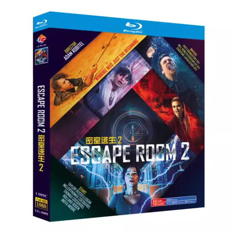 Escape Room 2 (2021) Blu-ray Disc
Escape Room 2 (2021) Blu-ray Disc