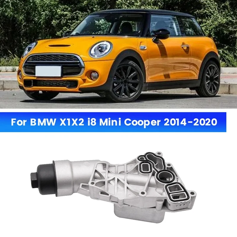 Aluminum Oil Cooler Radiator Filter Housing Assembly 11428585235 For BMW X1X2 I8 Mini Cooper 2014-2020 11428511391 Accessories
Aluminum Oil Cooler Radiator Filter Housing Assembly 11428585235 For BMW X1X2 I8 Mini Cooper 2014-2020 11428511391 Accessories