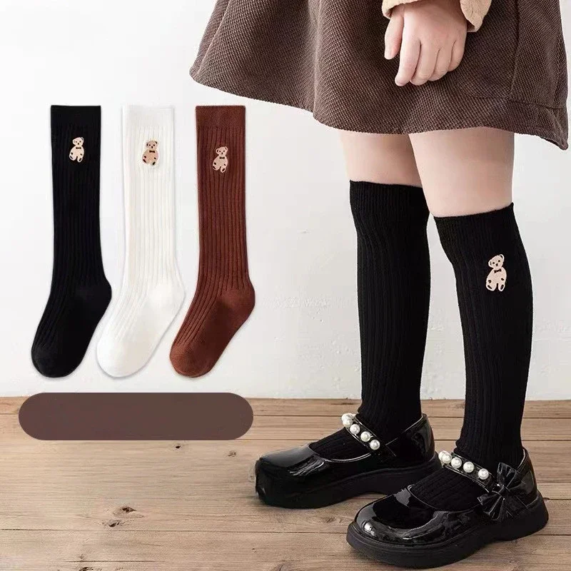 Cute Korean Cartoon Bear Knee High Socks for Toddler Girls Spring and Autumn Cotton Children's Socks
Cute Korean Cartoon Bear Knee High Socks for Toddler Girls Spring and Autumn Cotton Children's Socks