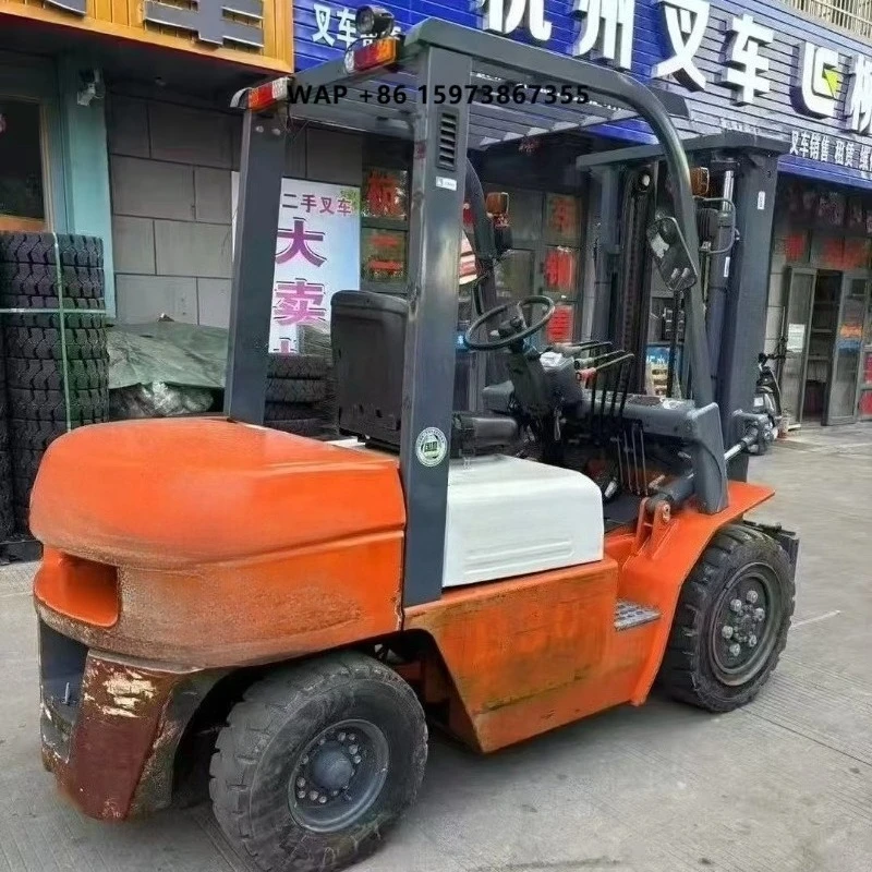 Mini Heli Forklift 3.5-7 Ton with 3 Masts 4.5m Low Price Shanghai Origin Engine Internal Combustion Forklift
Mini Heli Forklift 3.5-7 Ton with 3 Masts 4.5m Low Price Shanghai Origin Engine Internal Combustion Forklift