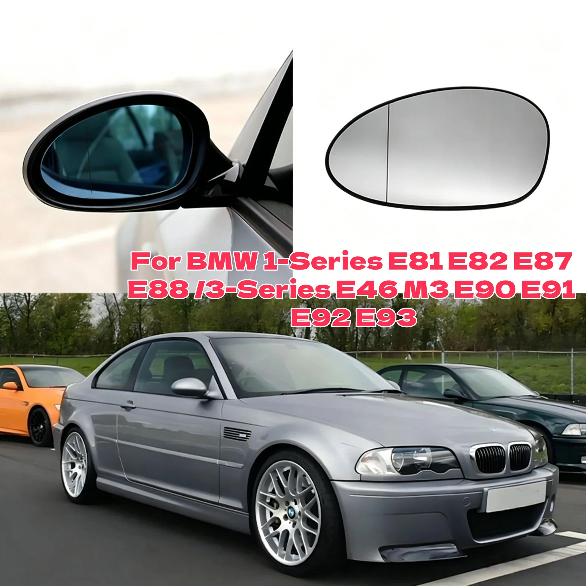 Pre-LCI Left/Right Side Reversing Mirror Lens Mirror Glass Lens W/ Heating For BMW 1 3 Series E81 E82 E87 E88 E90 Pre-Facelift
Pre-LCI Left/Right Side Reversing Mirror Lens Mirror Glass Lens W/ Heating For BMW 1 3 Series E81 E82 E87 E88 E90 Pre-Facelift