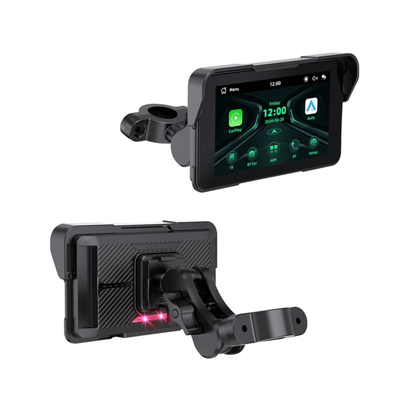 Wireless Carplay Moto Android Auto 5 Inch Portable Digital Motorcycle Dashboard Navigation Display Screen
Wireless Carplay Moto Android Auto 5 Inch Portable Digital Motorcycle Dashboard Navigation Display Screen