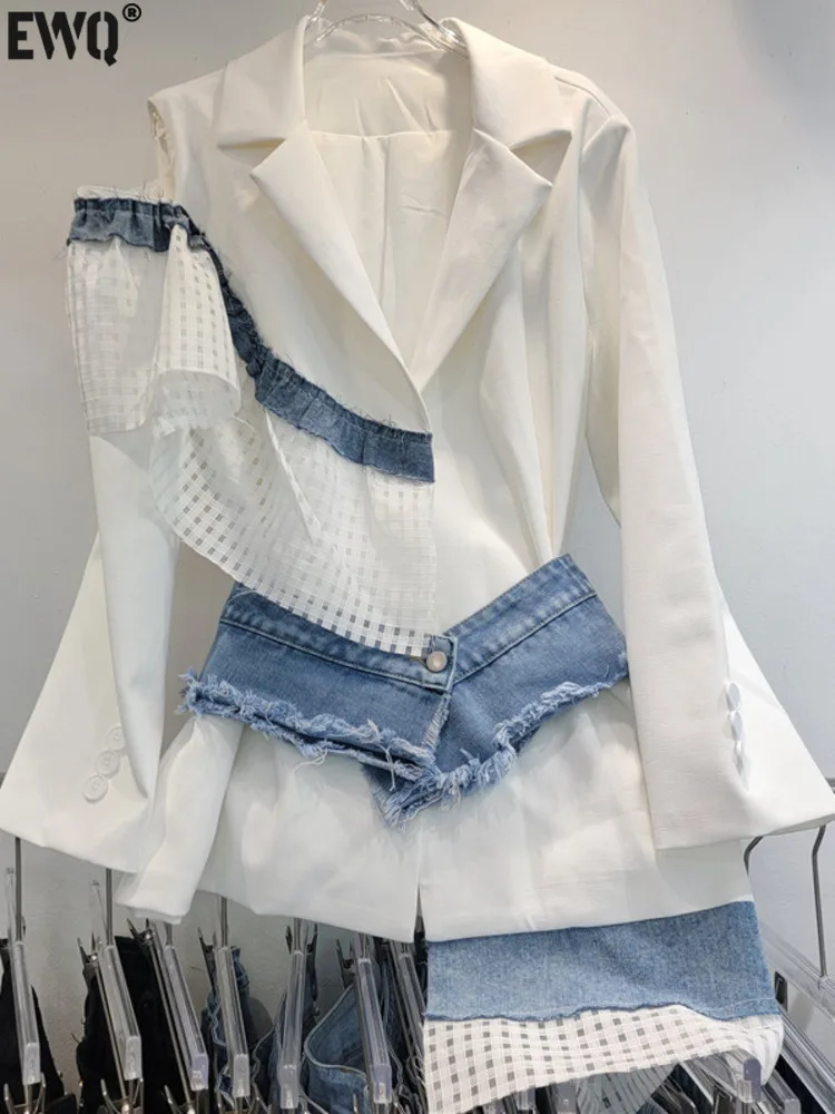 Женский блейзер с длинным рукавом, без бретелек 
Женский блейзер с длинным рукавом, без бретелек