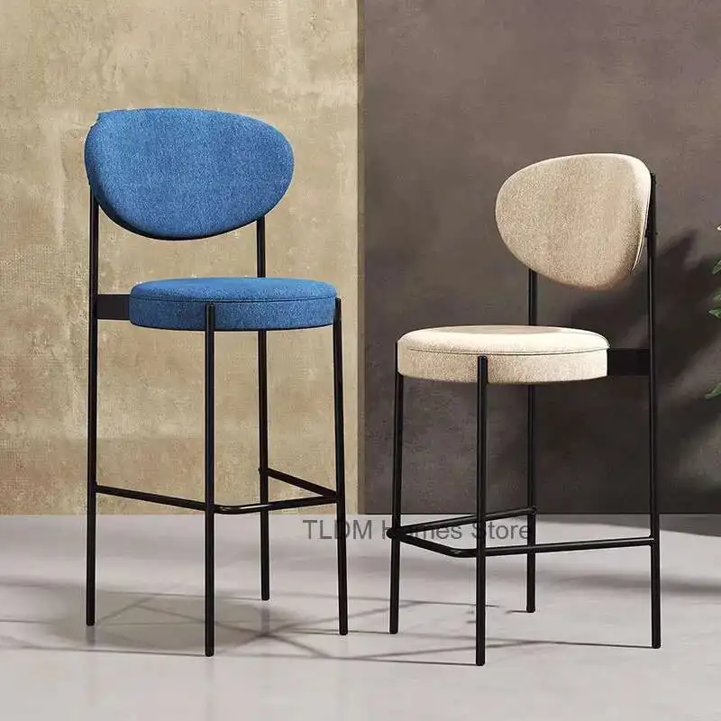 Nordic Iron Dining Room Bar Chair Modern Cafe High Bar Stool Golden Leisure Barstools Soft Backrest Household Furniture f
Nordic Iron Dining Room Bar Chair Modern Cafe High Bar Stool Golden Leisure Barstools Soft Backrest Household Furniture f