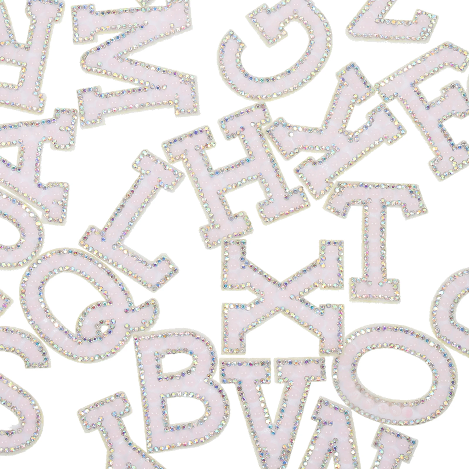 26 Pcs Alphabet Cloth Accessories Sew on Letters Clothing Patch Decor Self-adhesive Stickers Glitter Rhinestones
26 Pcs Alphabet Cloth Accessories Sew on Letters Clothing Patch Decor Self-adhesive Stickers Glitter Rhinestones