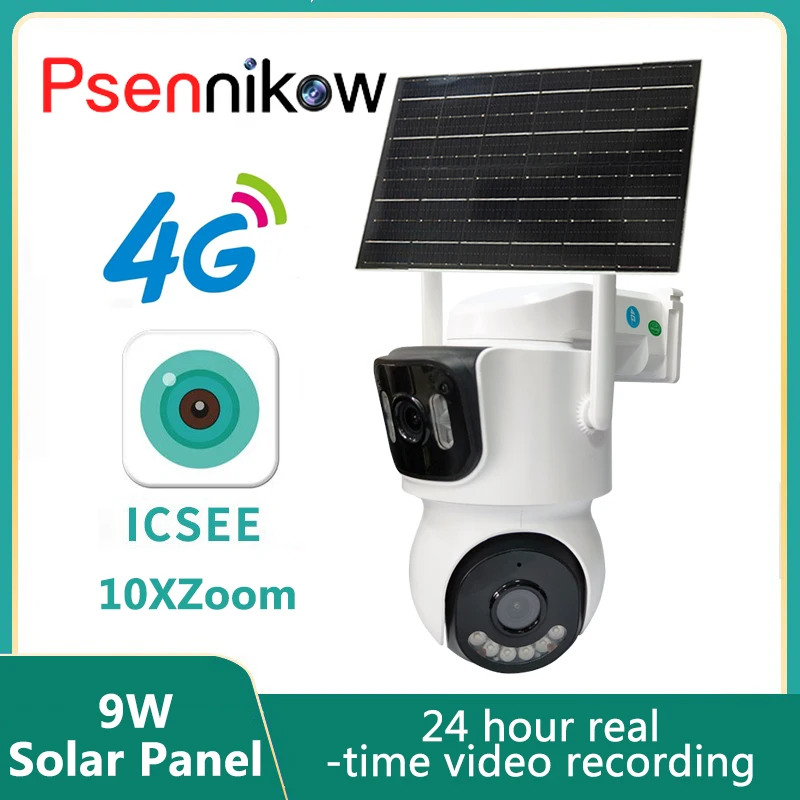 4G WIFI Outdoor Built-in Camera AOV-24H Recording Solar-powered Auto Tracking Three Screen Camera Dual-lens Gun Ball iCSee
4G WIFI Outdoor Built-in Camera AOV-24H Recording Solar-powered Auto Tracking Three Screen Camera Dual-lens Gun Ball iCSee