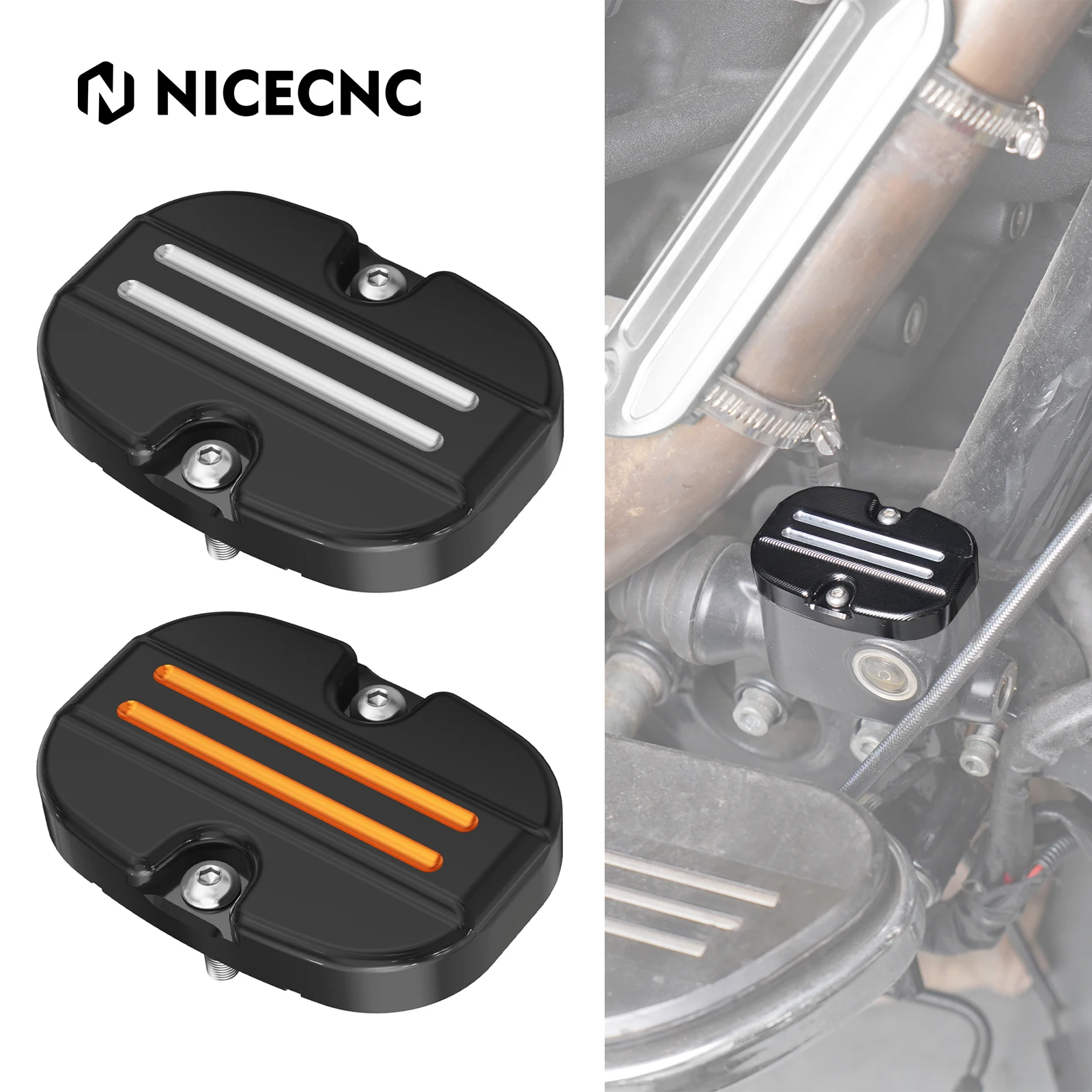 Replace 46463-08 Rear Brake Master Cylinder Cover for Harley Road King Street Glide Ultra Limited/Low Road Glide Electra Glide
Replace 46463-08 Rear Brake Master Cylinder Cover for Harley Road King Street Glide Ultra Limited/Low Road Glide Electra Glide