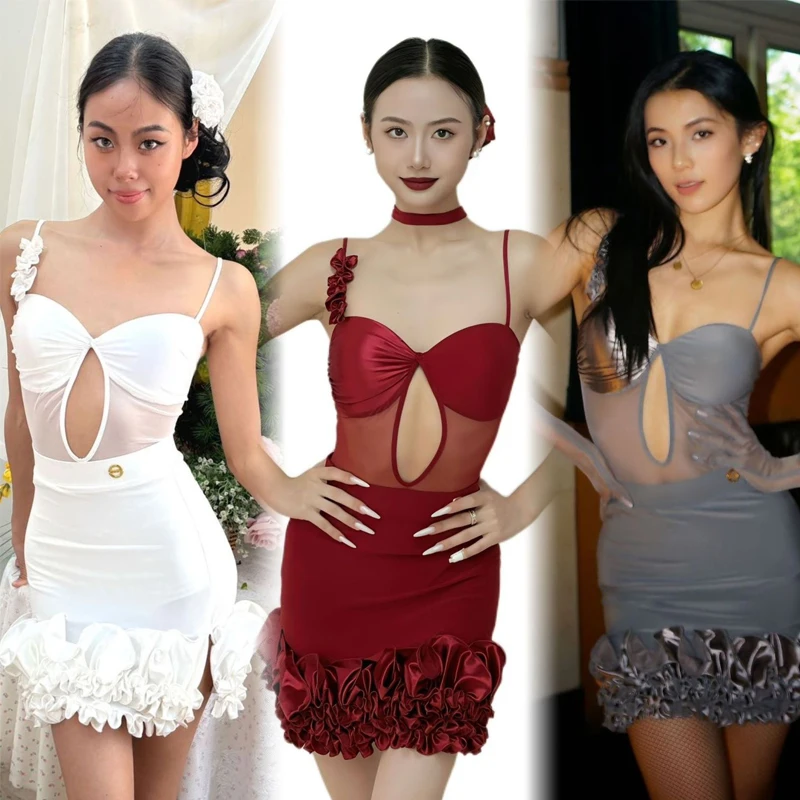 Summer Women Latin Dance Performance Costume Sexy Chacha Latin Dance Clothing Adults Ballroom Dance Competition Wear SL12742
Summer Women Latin Dance Performance Costume Sexy Chacha Latin Dance Clothing Adults Ballroom Dance Competition Wear SL12742