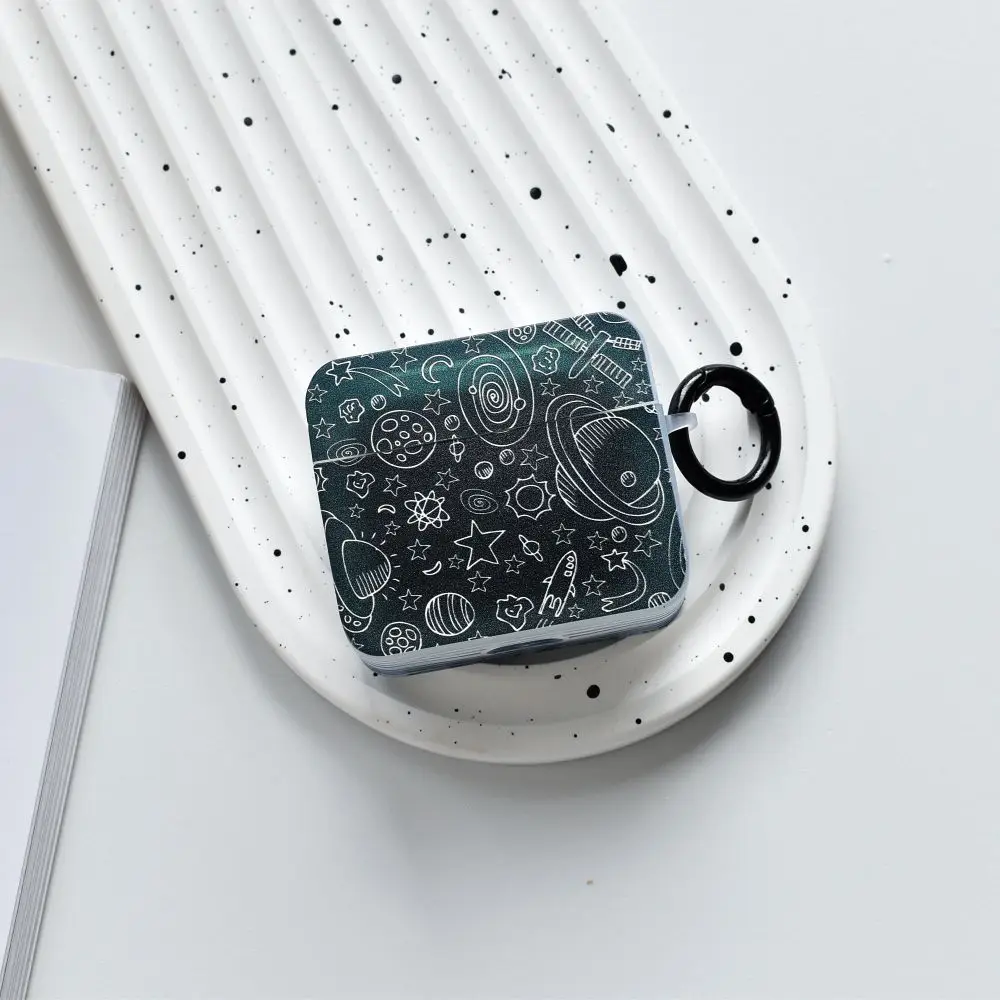 For Airpods 1 2 Pro 2 Earphone Case Creative Space Star with Ring Pendant Protective Cover Anti-fall Shell For Airpods 3
For Airpods 1 2 Pro 2 Earphone Case Creative Space Star with Ring Pendant Protective Cover Anti-fall Shell For Airpods 3
