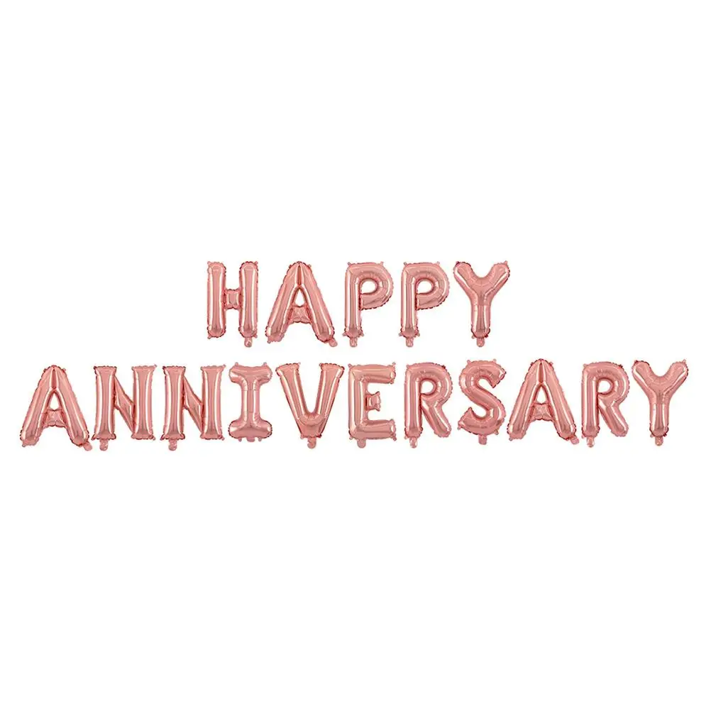 16 Inch Golden Letter Balloons Anniversary Set Bedroom Wedding Decor HAPPY ANNIVERSARY decorative aluminum film letter balloons
16 Inch Golden Letter Balloons Anniversary Set Bedroom Wedding Decor HAPPY ANNIVERSARY decorative aluminum film letter balloons