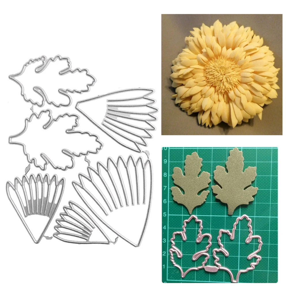 1Pc Chrysanthemum Petal Dies Metal Cutting Dies Flower Cut Die Mold Scrapbook Carbon Punch Knife Paper Craft Mould Stencils Mold
1Pc Chrysanthemum Petal Dies Metal Cutting Dies Flower Cut Die Mold Scrapbook Carbon Punch Knife Paper Craft Mould Stencils Mold
