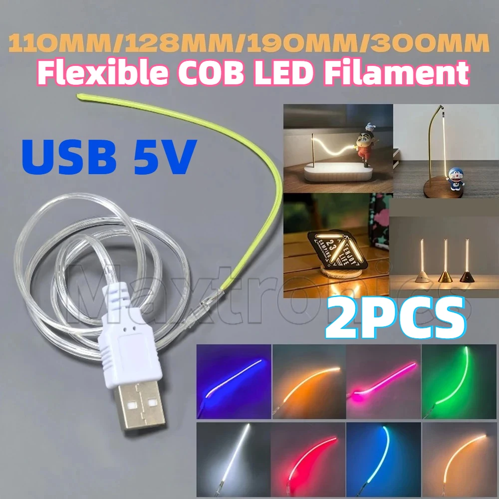 2 шт. DIY 5V USB гибкая светодиодная лента COB 360° ° Светодиодный чип для ламп Эдисона, гибкий, 110 мм, 128 мм, 190 мм, 300 мм
2 шт. DIY 5V USB гибкая светодиодная лента COB 360° ° Светодиодный чип для ламп Эдисона, гибкий, 110 мм, 128 мм, 190 мм, 300 мм