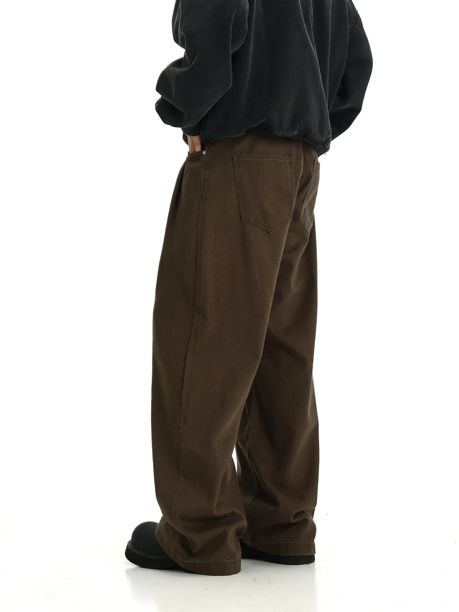 American Retro Work Pants Men's Loose Straight Leg Jeans Casual High Street Fashion Water Washed Wide Leg Long Trousers
American Retro Work Pants Men's Loose Straight Leg Jeans Casual High Street Fashion Water Washed Wide Leg Long Trousers