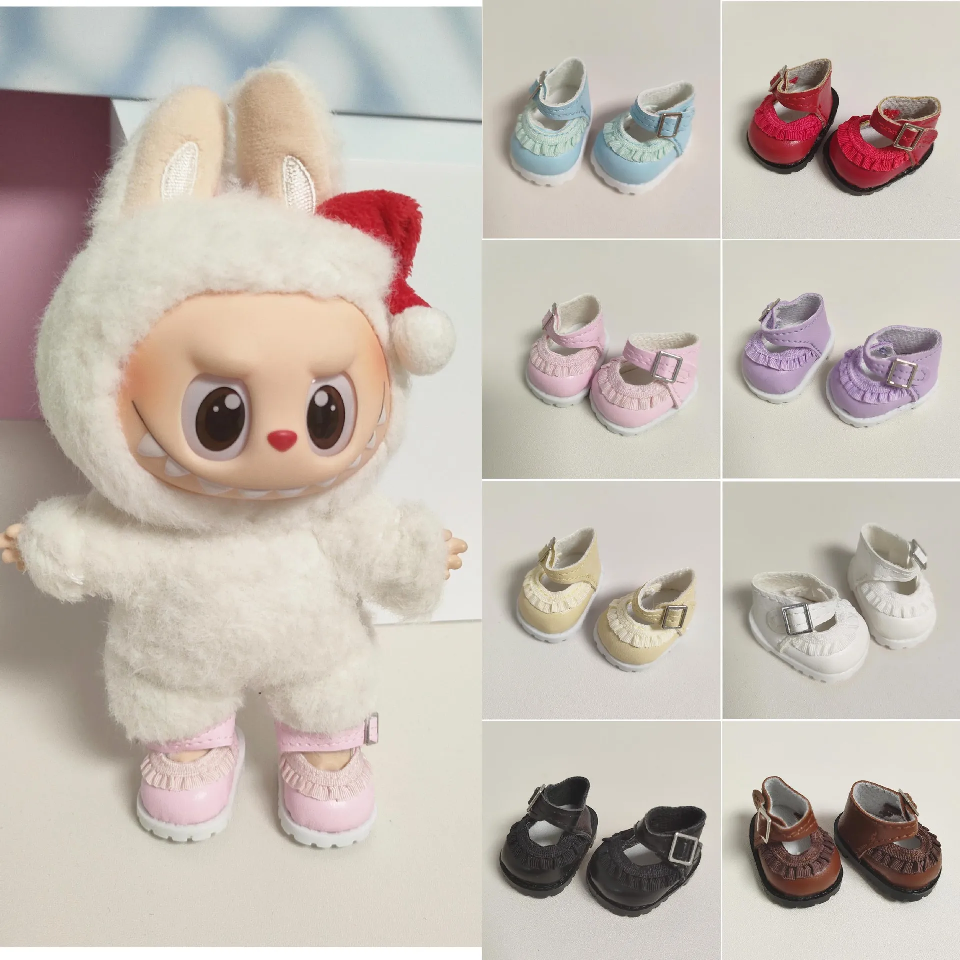Shoes Set 1st 2nd and 3rd Generation Labubu Trendy Labubu Vinyl Doll Decoration Clothes Cute Exo Lovely
Shoes Set 1st 2nd and 3rd Generation Labubu Trendy Labubu Vinyl Doll Decoration Clothes Cute Exo Lovely