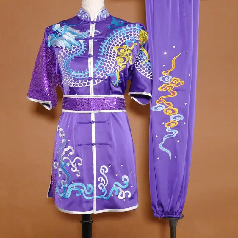 Custom Tailored Kung Fu Long Fist and Tai Chi Martial Arts Uniform for Competition Embroidered Dragon Clothes
Custom Tailored Kung Fu Long Fist and Tai Chi Martial Arts Uniform for Competition Embroidered Dragon Clothes