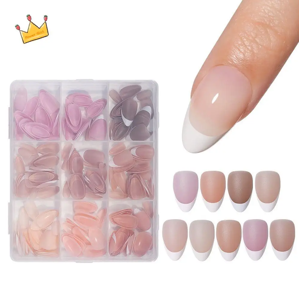 270Pcs 9 in 1 French Tip Press on Nails Detachable Reusable Nude Natural Soft Nail Tips Set Half Cover No Mark
270Pcs 9 in 1 French Tip Press on Nails Detachable Reusable Nude Natural Soft Nail Tips Set Half Cover No Mark