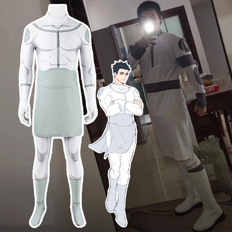 Cosplay Mark Grayson Costume Cartoon Invincible Roleplay Jumpsuit Men White Cloth Outfit Battle Suits DIY Halloween Disguise
Cosplay Mark Grayson Costume Cartoon Invincible Roleplay Jumpsuit Men White Cloth Outfit Battle Suits DIY Halloween Disguise