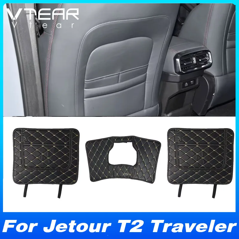 Vtear For Jetour T2 Traveler 2023-2024 Premium Anti-Kick Seat Back Cover Anti-Dirt Durable Black PU Interior Accessories Parts
Vtear For Jetour T2 Traveler 2023-2024 Premium Anti-Kick Seat Back Cover Anti-Dirt Durable Black PU Interior Accessories Parts