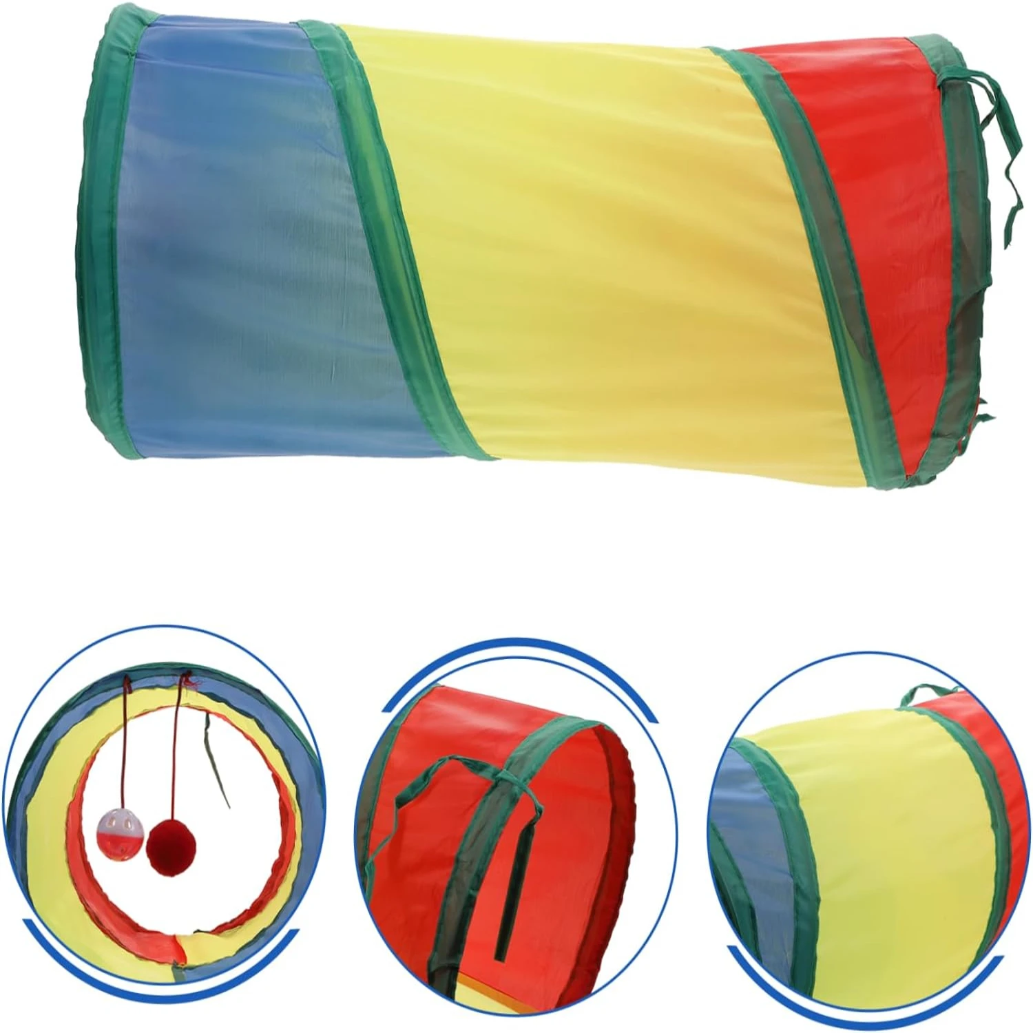 Engaging Colorful Rainbow Cat Tunnel - Interact and Play with Energetic and Playful Kittens - Provide Hours of Endless Entertain
Engaging Colorful Rainbow Cat Tunnel - Interact and Play with Energetic and Playful Kittens - Provide Hours of Endless Entertain