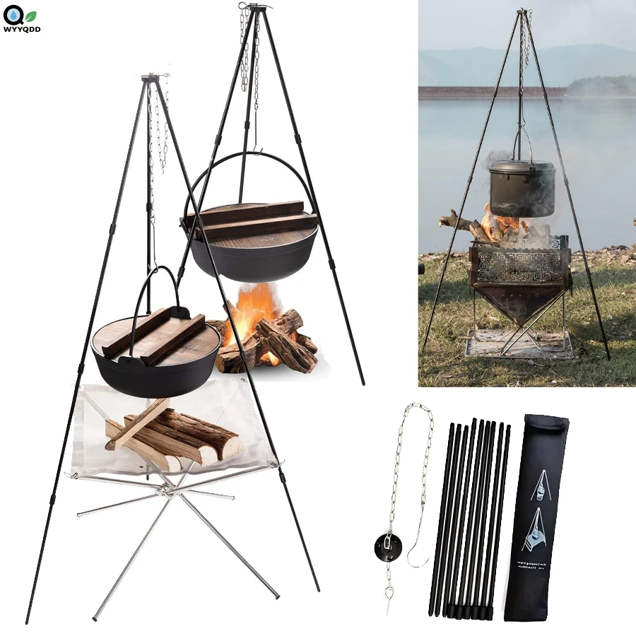 Camping Bonfire Tripod Aluminum Alloy Cooking Pot Stable Campfire Cooking,Picnic Essential,Compact and Lightweight Easy Carrying
Camping Bonfire Tripod Aluminum Alloy Cooking Pot Stable Campfire Cooking,Picnic Essential,Compact and Lightweight Easy Carrying