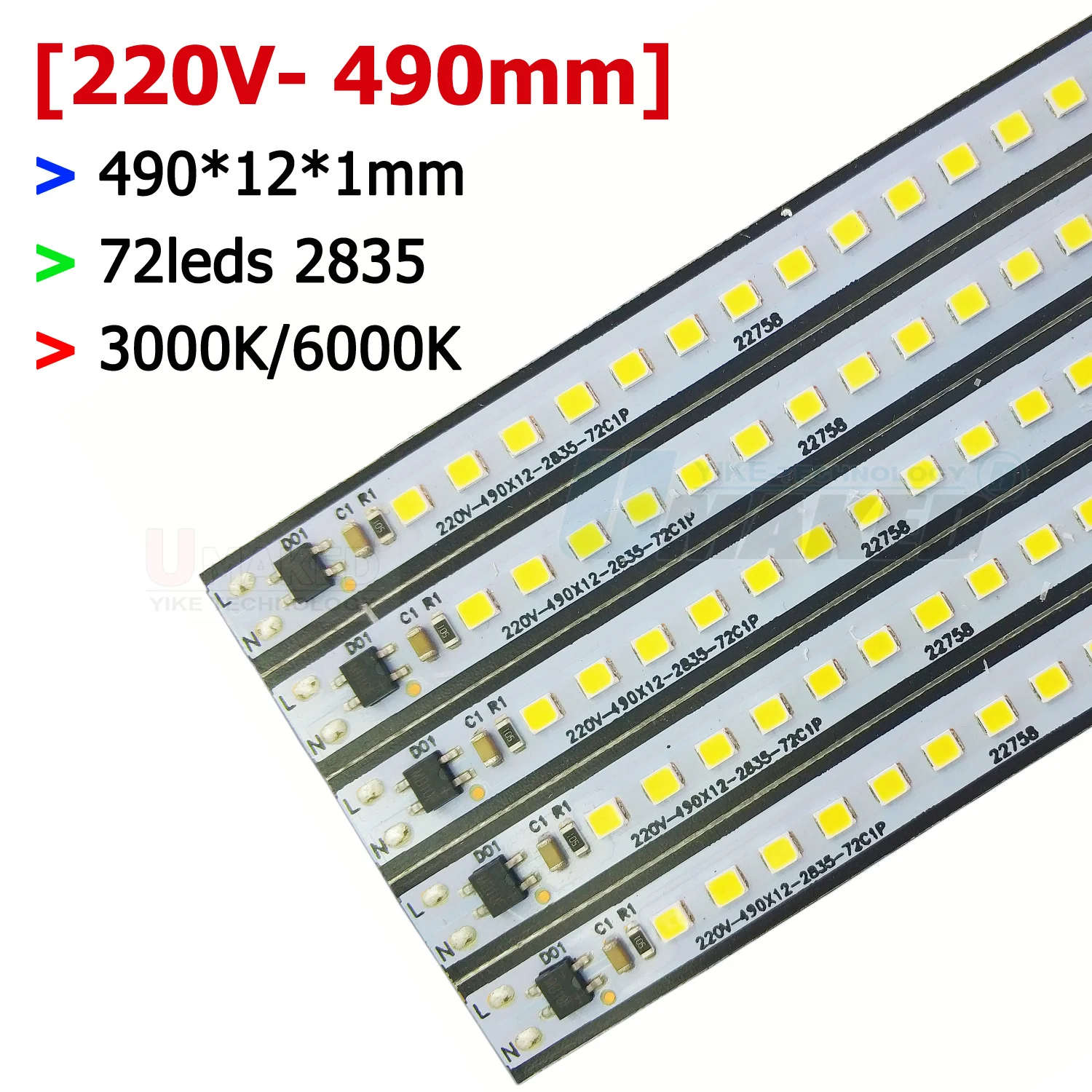 10pcs 0.5m LED PCB Lights AC220V SMD2385 Warm/Natural/Cold White Kitchen Under Cabinet Hard Strip Lamp DIY led rigid bar light
10pcs 0.5m LED PCB Lights AC220V SMD2385 Warm/Natural/Cold White Kitchen Under Cabinet Hard Strip Lamp DIY led rigid bar light