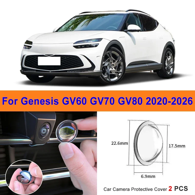 360 Reverse Image Car Camera Cover Anti-Scratch PC Lens Protector Stickers For Genesis GV60 GV70 GV80 2020-2026 2Pcs
360 Reverse Image Car Camera Cover Anti-Scratch PC Lens Protector Stickers For Genesis GV60 GV70 GV80 2020-2026 2Pcs