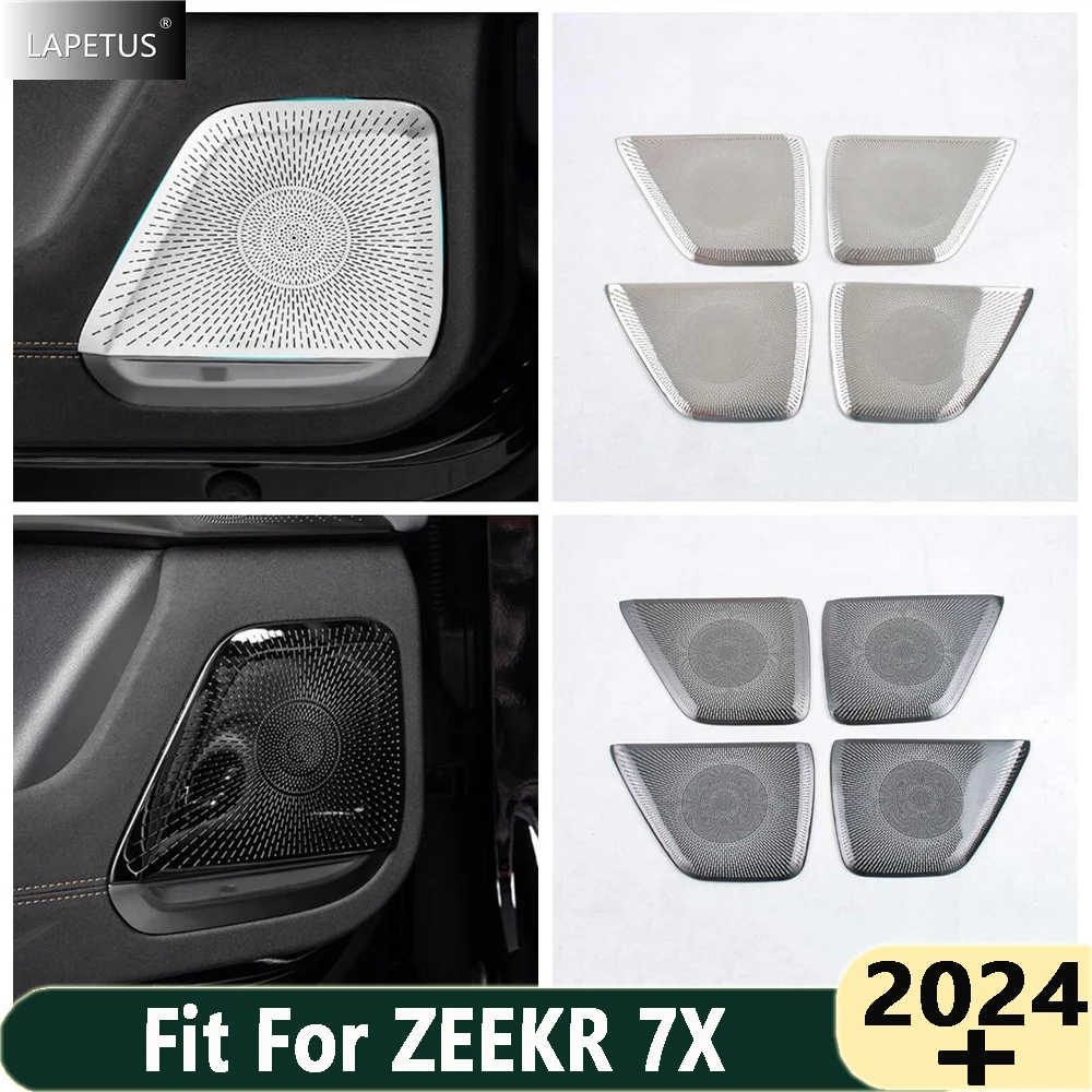Stainless Steel Inner Car Door Stereo Tweeter Speaker Audio Sound Loudspeaker Decoration Cover Trim Fit For ZEEKR 7X 2024 2025
Stainless Steel Inner Car Door Stereo Tweeter Speaker Audio Sound Loudspeaker Decoration Cover Trim Fit For ZEEKR 7X 2024 2025