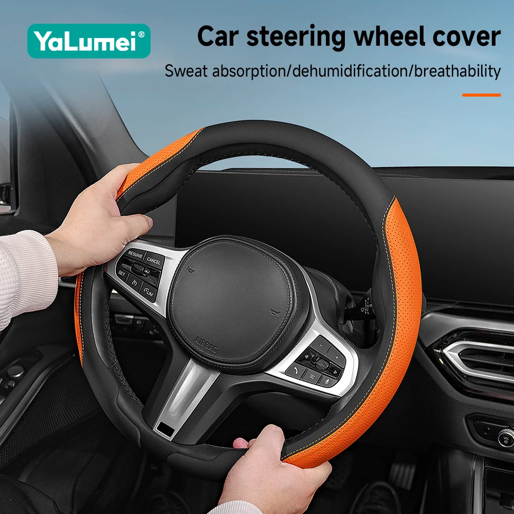 Nappa Perforated Breathable Non Slip Car Steering Wheel Cover For SERES 5 6 7 8 9 AITO M5 M6 M7 M8 M9 2022 2023 2024 2025 2026
Nappa Perforated Breathable Non Slip Car Steering Wheel Cover For SERES 5 6 7 8 9 AITO M5 M6 M7 M8 M9 2022 2023 2024 2025 2026