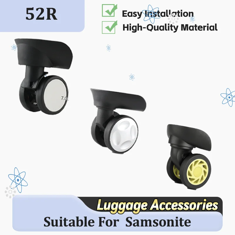 For Samsonite Universal Luggage Wheel Set - Heavy Duty Replacement Set with Durable PP + Metal Axle for Easy Installation
For Samsonite Universal Luggage Wheel Set - Heavy Duty Replacement Set with Durable PP + Metal Axle for Easy Installation