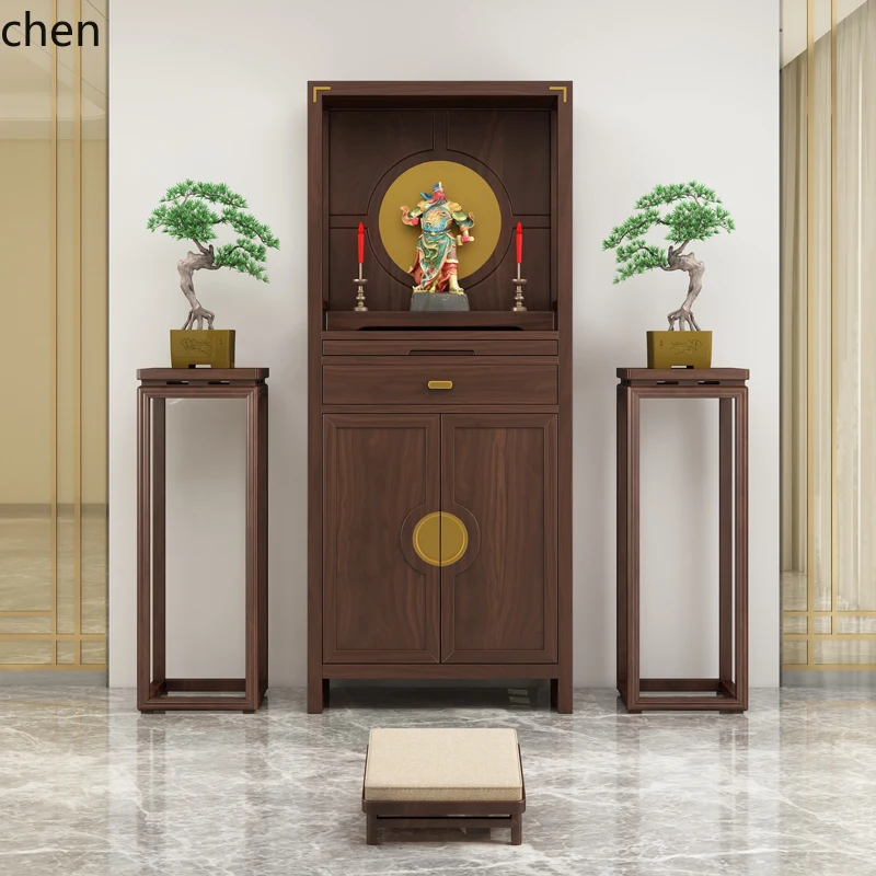 HTT Buddhist shrine vertical cabinet Modern light luxury Buddhist shrine home use God of Wealth cabinet painted gold
HTT Buddhist shrine vertical cabinet Modern light luxury Buddhist shrine home use God of Wealth cabinet painted gold