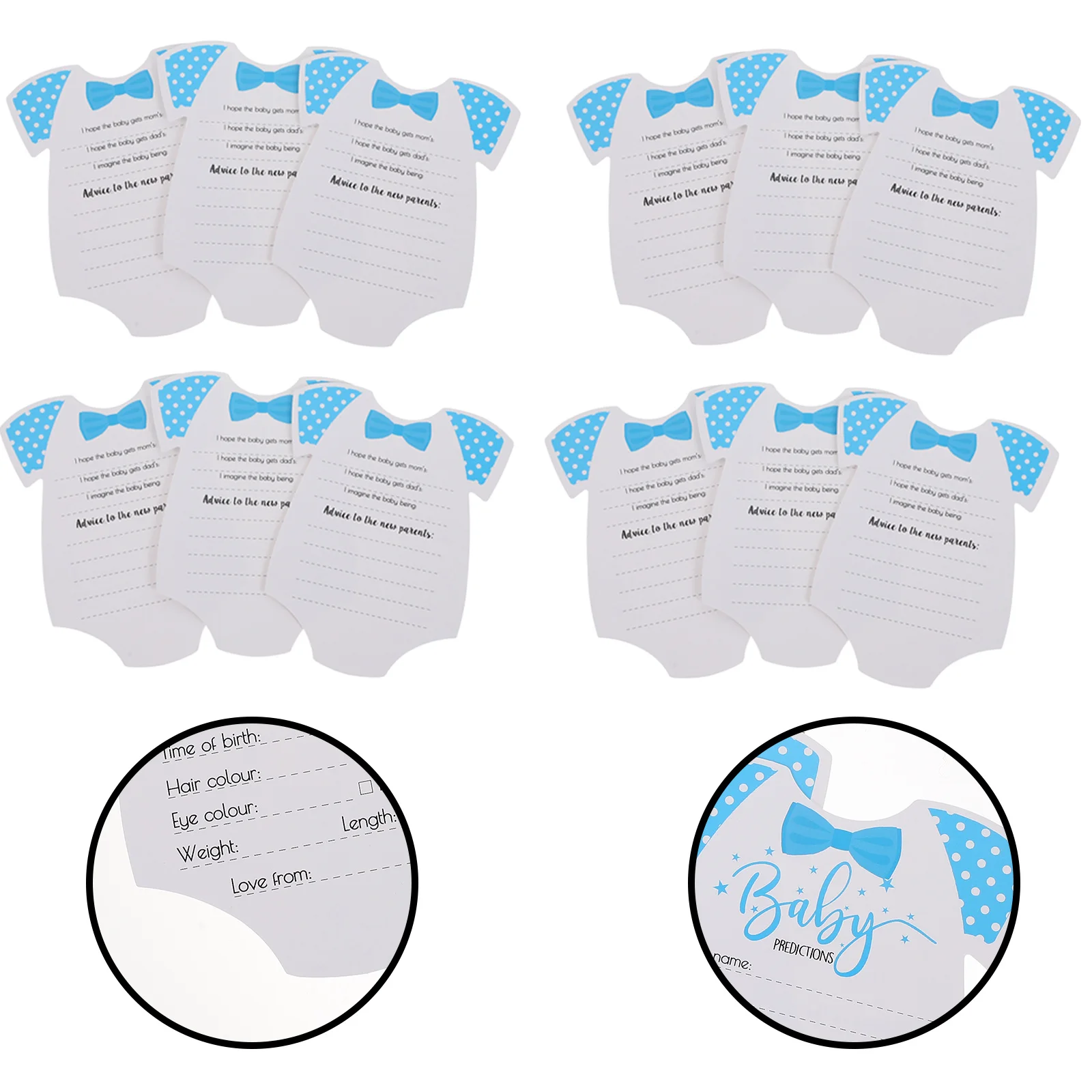 20Pcs Meaningful Baby Advice Cards New Mom Dad Paper Cards Gender Prediction Props Baby Shower Game Decorations
20Pcs Meaningful Baby Advice Cards New Mom Dad Paper Cards Gender Prediction Props Baby Shower Game Decorations