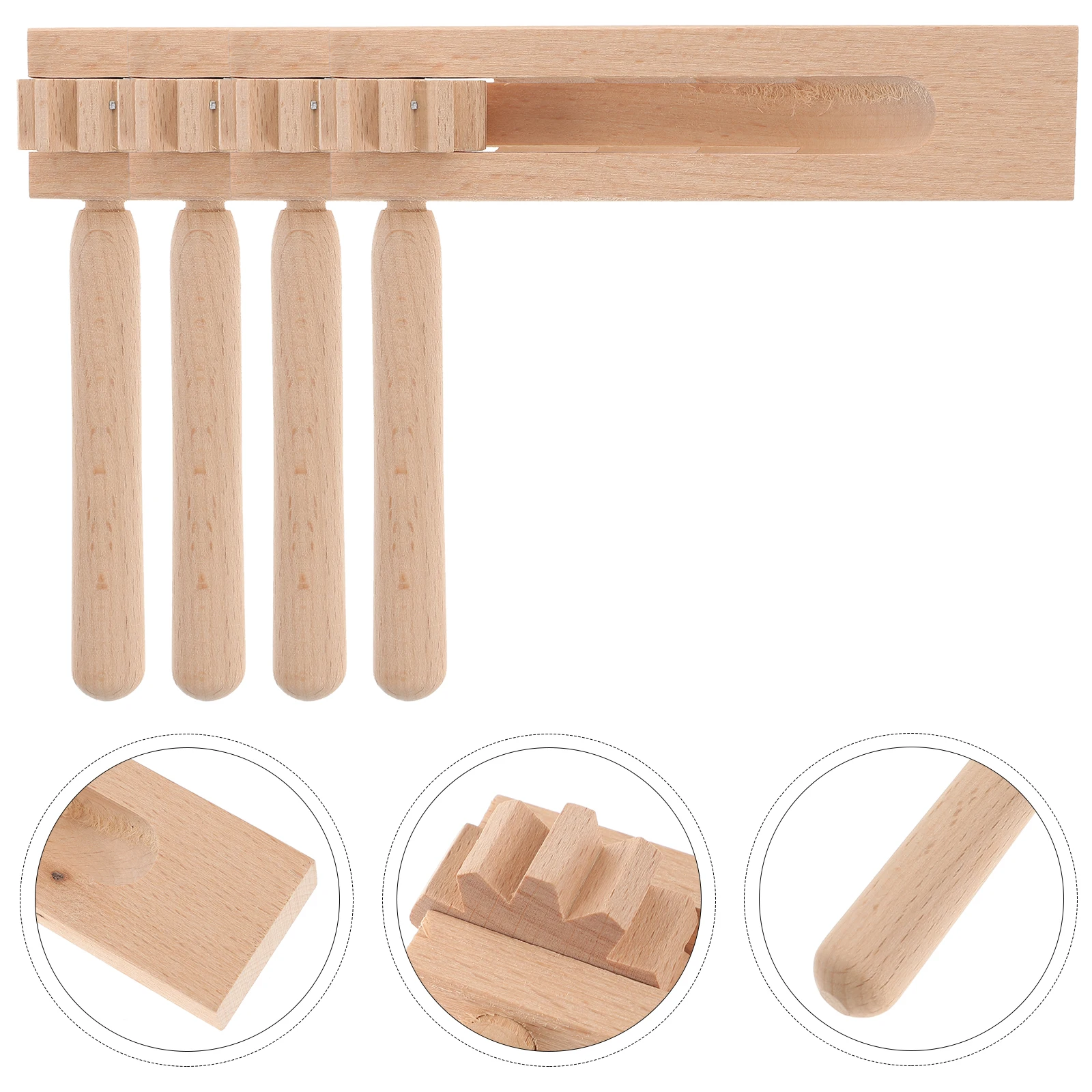 4 Pcs Wood Castanets Kids Toy Safe Premium Material Manual Rotary Clappers Musical Instrument Sporting Events
4 Pcs Wood Castanets Kids Toy Safe Premium Material Manual Rotary Clappers Musical Instrument Sporting Events