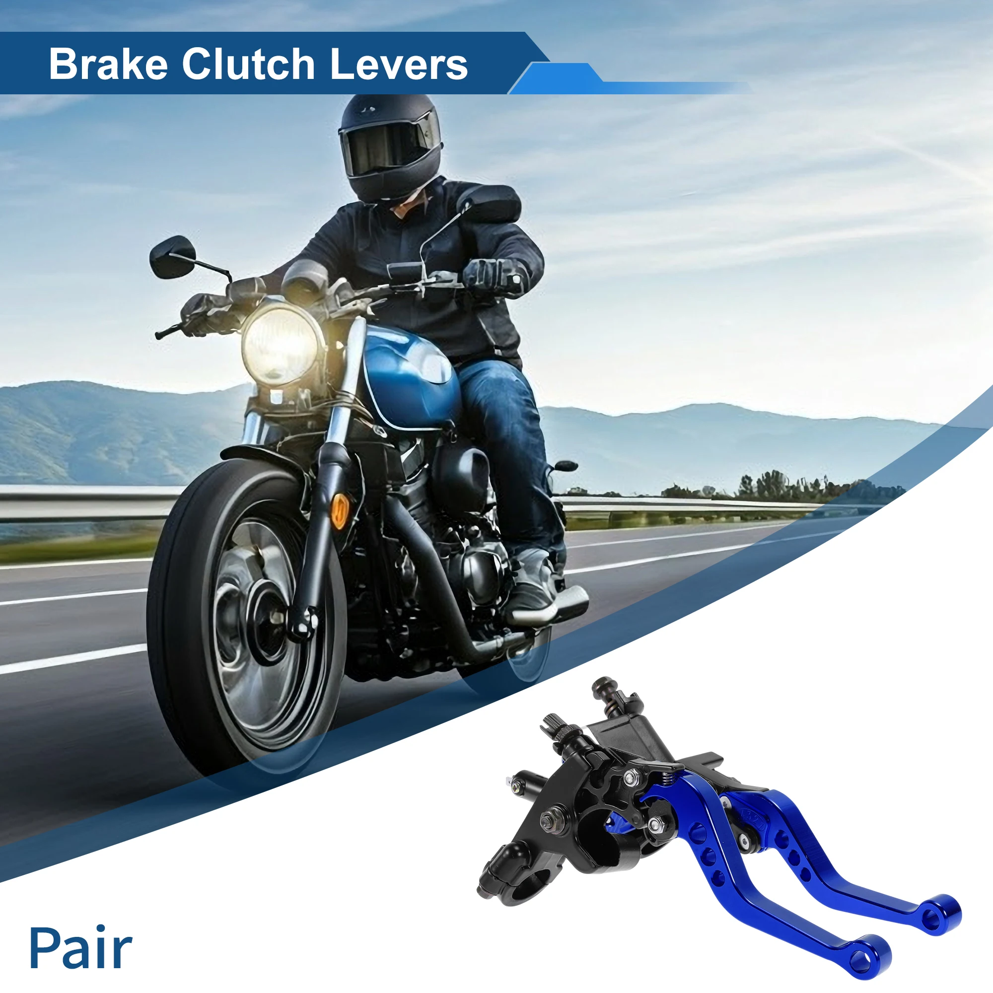 Motoforti Adjustable Short Brake Clutch Levers for Honda Solid Blue
Motoforti Adjustable Short Brake Clutch Levers for Honda Solid Blue