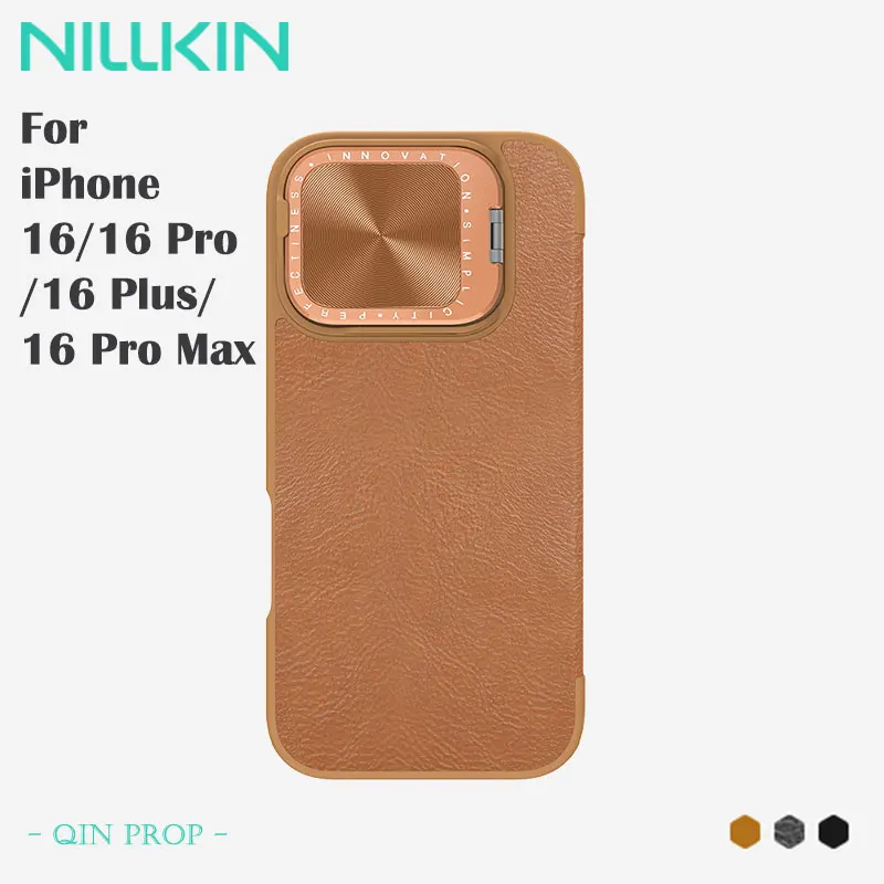 Кожаный чехол Nillkin для iPhone 16 Pro Max, противоударный, защита слайдера камеры, задняя крышка, роскошный флип-кейс с держателем для объектива
Кожаный чехол Nillkin для iPhone 16 Pro Max, противоударный, защита слайдера камеры, задняя крышка, роскошный флип-кейс с держателем для объектива